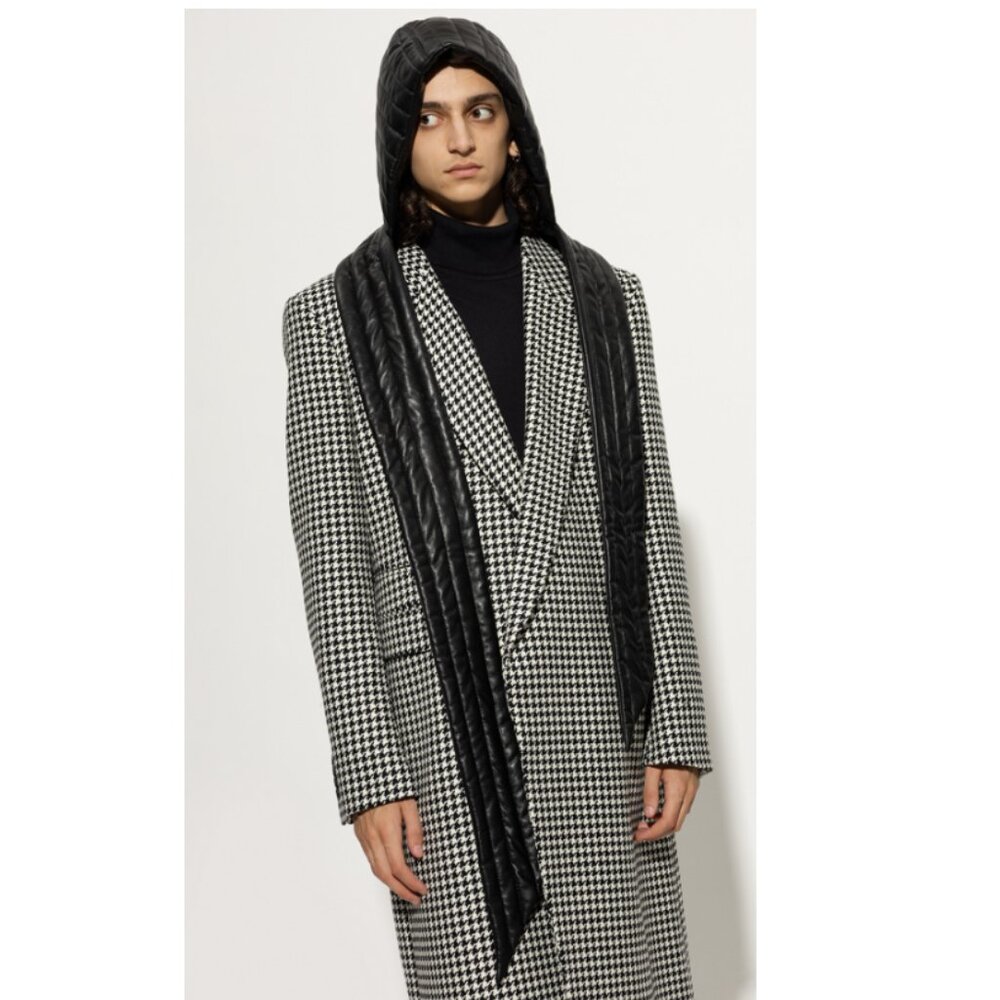 Nanushka Quilted Hooded Scarf